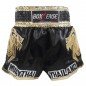 Boxsense Muay Thai Shorts Lion : BXS-303 Black-Gold